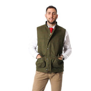 Mens Tweed Bodywarmer – Dark Tweed