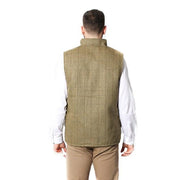 Mens Tweed Bodywarmer – Sage