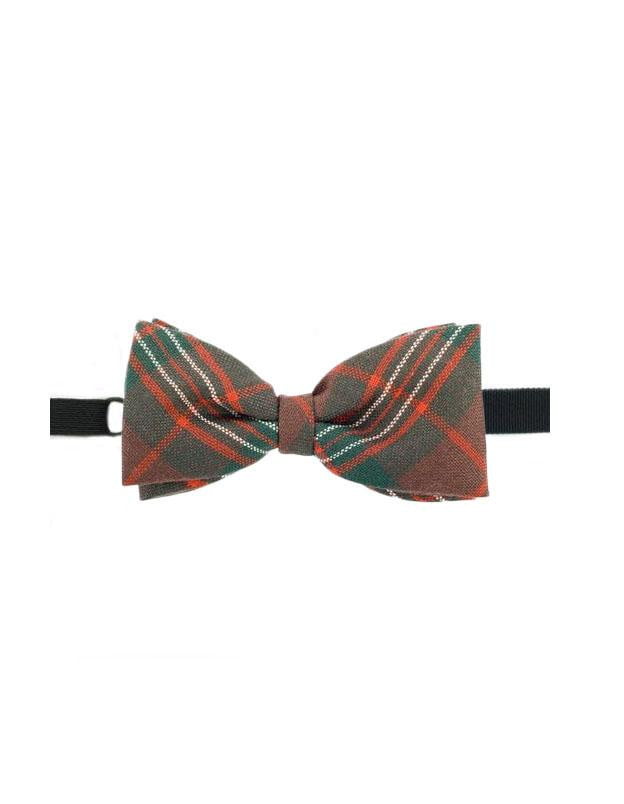 100% Wool Tartan Bow Tie - Scott Brown Modern