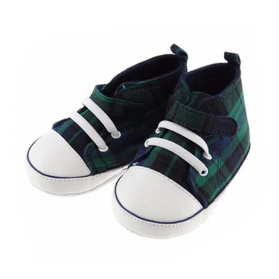 Baby and Infants Black Watch Tartan Baseball Boot