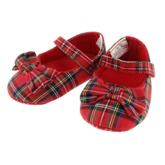 Baby and Infants Royal Stewart Tartan Shoe with Bow